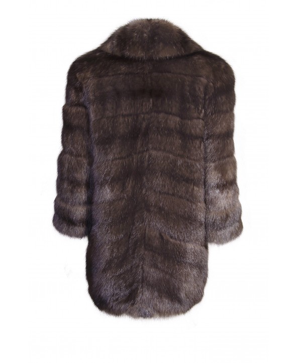 Меховое пальто из Баргузинского Соболя